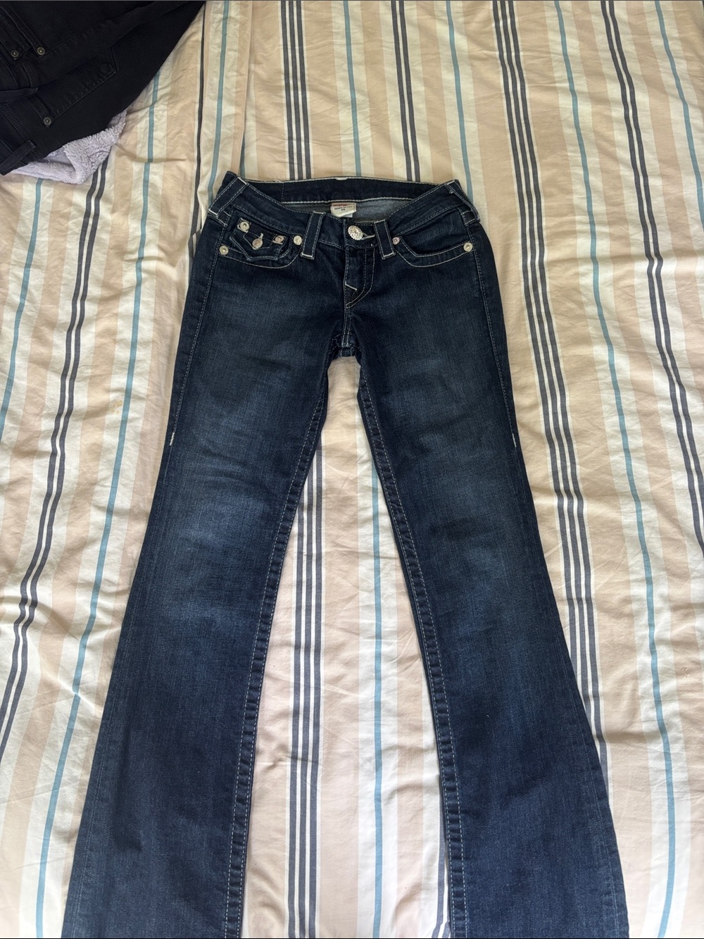 True Religion Women’s Dark Indigo Boot Cut Jeans